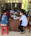 Tăng cường truyền thông lồng ghép cung cấp dịch vụ CSSKSS/KHHGĐ cho người dân tại trạm y tế (Ảnh Thùy Vy).