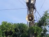 Loa truyền thanh Đài cơ sở góp phần tuyên truyền phòng chống dịch COvid 19, trên địa bàn huyện Phù Cát. Ảnh Thế Hà