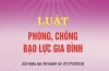 Luật Phòng, chống bạo lực gia đình