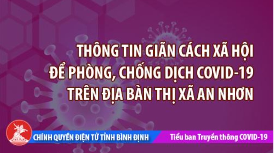 Giãn cách xã hội trên địa bàn thị xã An Nhơn