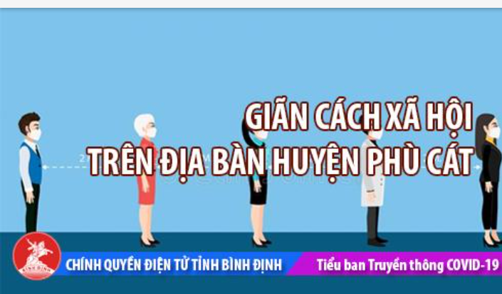 Giãn cách xã hội trên địa bàn huyện Phù Cát