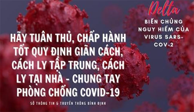 Thông tin tình hình dịch bệnh COVID-19 tỉnh Bình Định, tính đến 6h00 ngày 23/12/2021