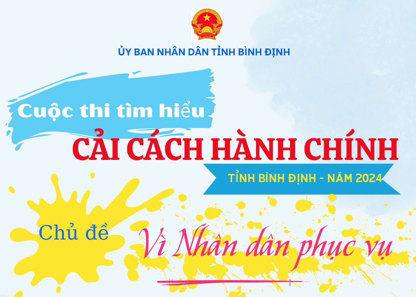 Cuộc thi tìm hiểu cải cách hành chính tỉnh Bình Định năm 2024 với Chủ đề “Vì Nhân dân phục vụ”